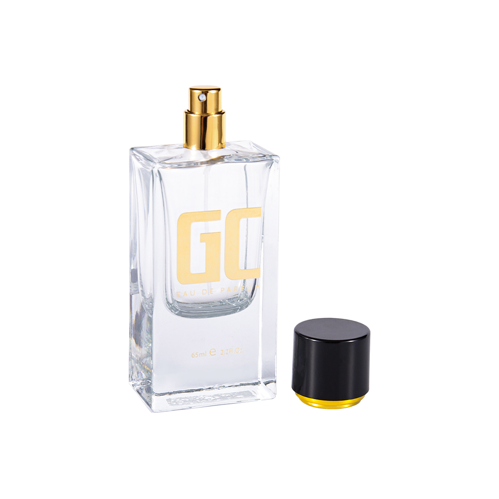 KY1482-WJ2360 50 ML Heavy Duty varmstansad flaska med ASB UV-plastlock, cylindrisk