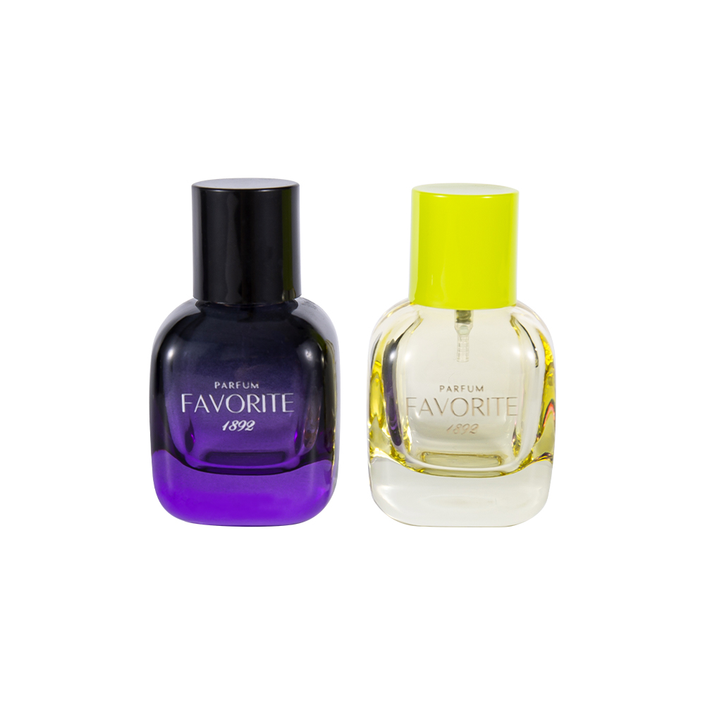 GC4868-WJ2445 30 ml dekorativ parfymflaska i glas med PP-lock, serie med flera kapaciteter