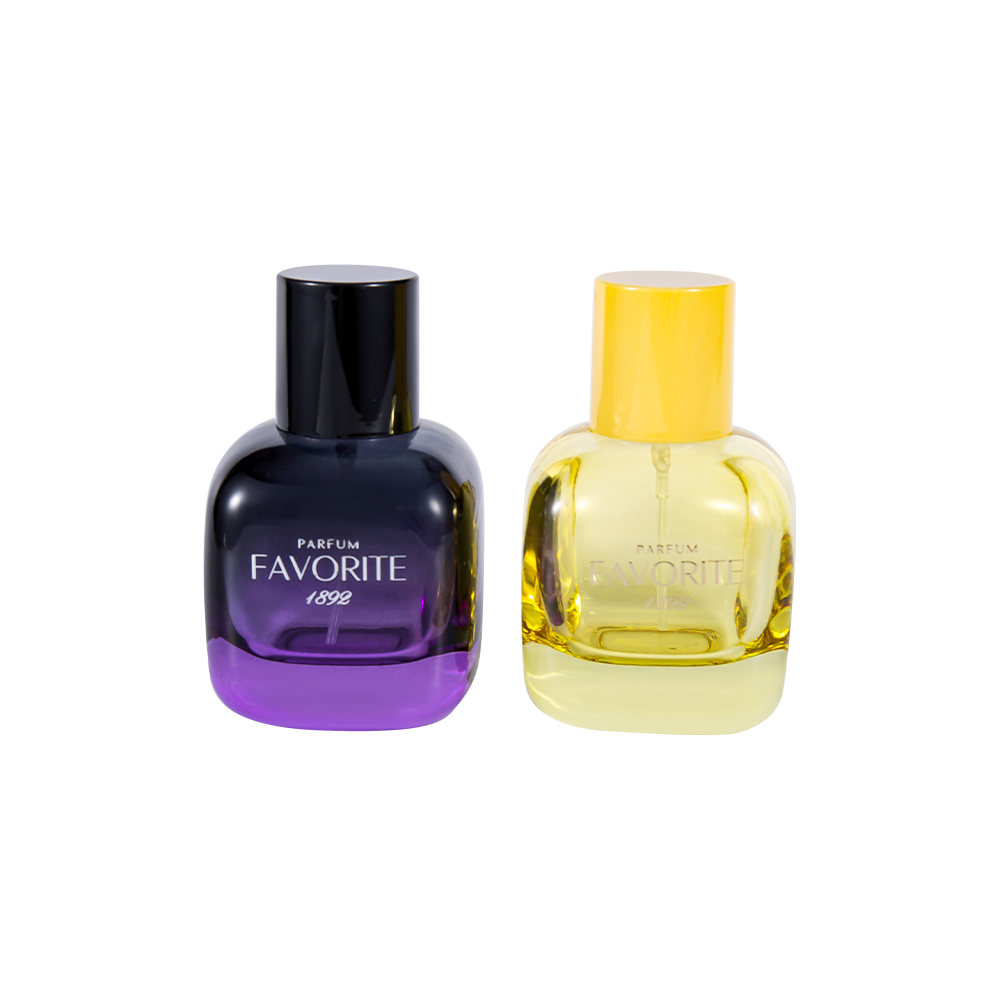 GC4869-WJ2531 50 ml dekorativ parfymflaska i glas med PP-lock, serie med flera kapaciteter