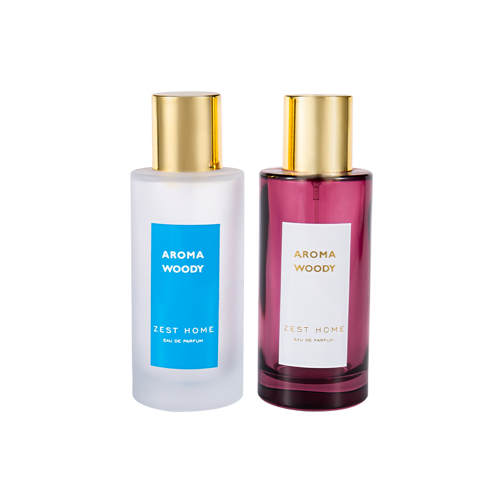 GC3989-WJ2388 100ML grossist klassisk frostad parfymflaska lyx guldtopp